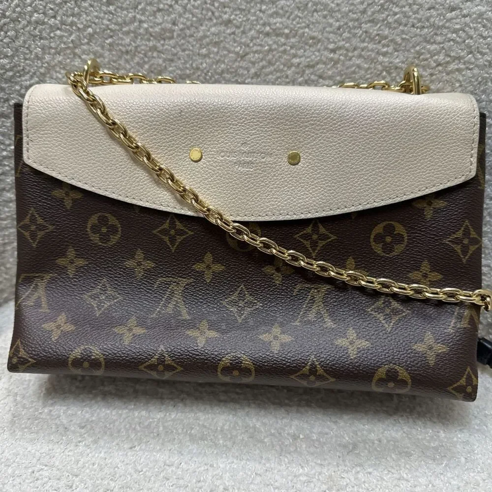 Louis Vuitton pallicade Color Cream And Brown - Picture 8 of 12